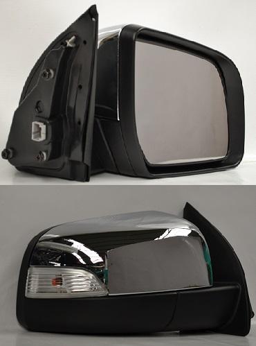 ESPEJO RANGER 13-22 ELECTRICO C/DIRECC AUTOAB CROMO 7PIN R