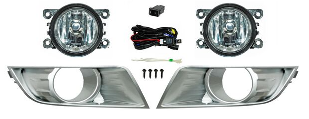 FARO NIEBLA RANGER 17-19 C/PARRILLA PLATA JUEGO CN