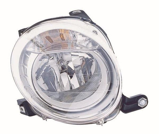 FARO FIAT 500 09-15 SUP R