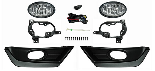 FARO NIEBLA CRV 17-19 C/PARRILLA NEGRA JUEGO CN