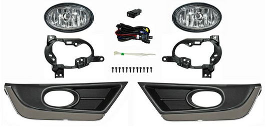 FARO NIEBLA CRV 17-19 C/PARRILLA FILO CROMO JUEGO CN