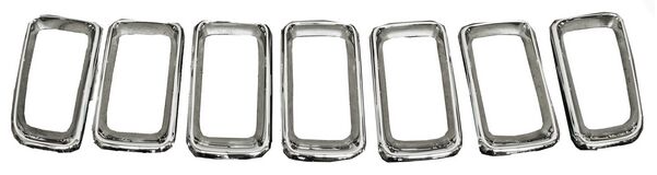 MOLDURA PARRILLA COMPASS 12-17 CROMO 7 PZS