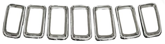 MOLDURA PARRILLA COMPASS 12-17 CROMO 7 PZS