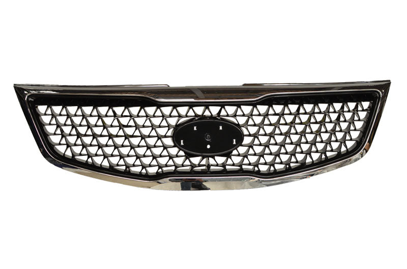 PARRILLA SPORTAGE 16-17 / USA 14-16 NEGRA C/MOLDURA CROMO