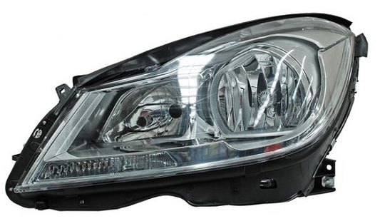 FARO MERCEDES BENZ CLASE C 12-14 S/LUPA CROMO L