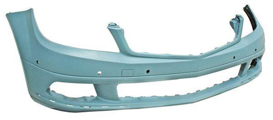 FASCIA DELANTERA MERCEDES BENZ CLASE C 08-11 C/HOYO P/SENSOR S/LAVAFAROS