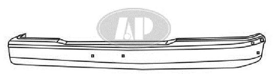 DEFENSA DELANTERA MAZDA PU 86-93 CROMO LISA