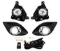 FARO NIEBLA MAZDA 2 12-15 C/PARRILLA FILO CROMO JUEGO CN
