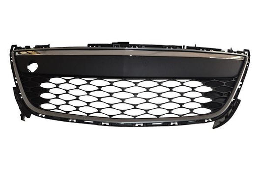 PARRILLA FASCIA MAZDA CX7 10-12 CENTRAL C/HOYO P/FARO GRIS FILO/CROMO