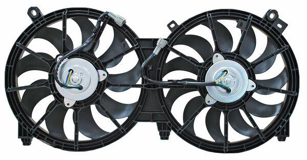 MOTOVENTILADOR MAXIMA 09-15 P/RADIADOR P/AIRE ACONDICIONADO DOBLE COMPLETO