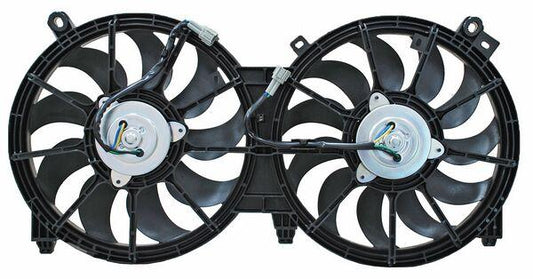 MOTOVENTILADOR MAXIMA 09-15 P/RADIADOR P/AIRE ACONDICIONADO DOBLE COMPLETO