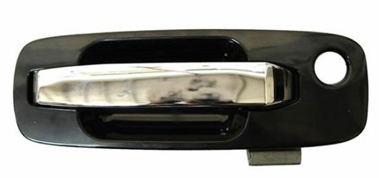 MANIJA EXTERIOR XTRAIL 02-07 DELANTERA NEGRA/CROMO R