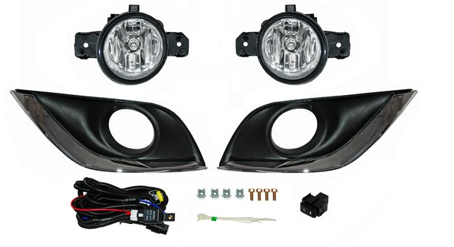 FARO NIEBLA VERSA 15-19/ V-DRIVE 20-25 C/PARRILLA FILO CROMO JUEGO CN