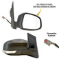 ESPEJO FOCUS 09-11 ELECTRICO C/DESEMPAÑANTE C/DIRECC TEXTURADO  R