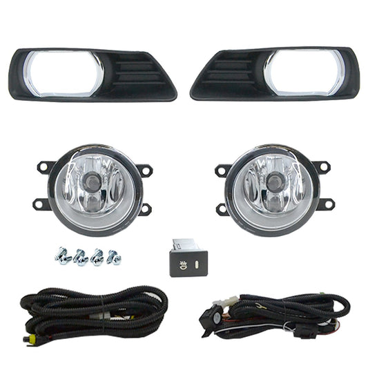 FARO NIEBLA CAMRY 07-09 C/PARRILLA BISEL CROMO JUEGO CN