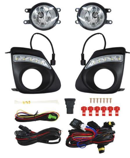 FARO NIEBLA COROLLA 11-13 C/PARRILLA LED JUEGO CN