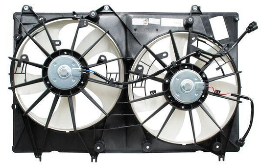 MOTOVENTILADOR HIGHLANDER 08-13 3.5L P/REMOLQUE P/RADIADOR P/AIRE ACONDICIONADO DOBLE COMPLETO