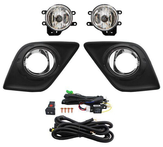 FARO NIEBLA HILUX 16-25 C/PARRILLA FILO INTERIOR CROMO JUEGO CN