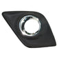 PARRILLA FASCIA HILUX 16-25 C/HOYO P/FARO MOLDURA CROMO L
