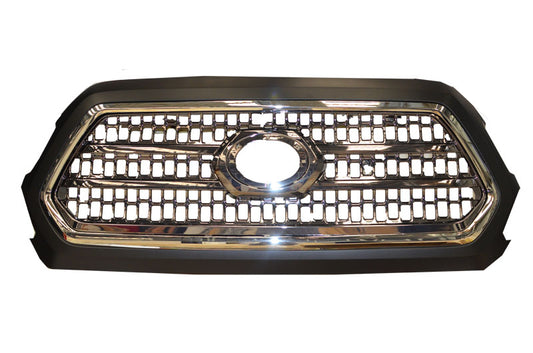PARRILLA TACOMA 16-18 CROMO MARCO/CROMO FILO/NEGRO