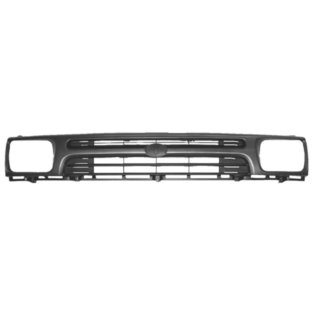 PARRILLA TOYOTA 92-95 GRIS NEGRA EMB OVAL