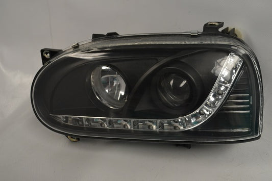 FARO GOLF A3 93-98 F/NEGRO C/LUPA C/LED L CN