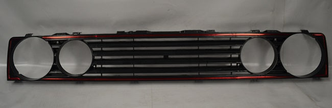 PARRILLA CARIBE 74-83 4 FAROS REDONDOS  FILO/ROJO S/EMBLEMA CN
