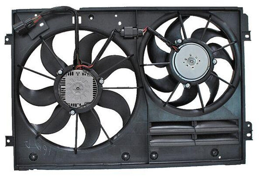 MOTOVENTILADOR JETTA 08-18/PASSAT 06-18/GOLF/BEETLE 12-16/TIGUAN 09-16/EOS 07-10/A3/GTI 06-09/AUDI TT 08 2.0L DOBLE COMPLETO