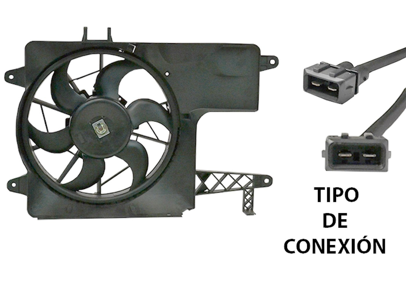 MOTOVENTILADOR POINTER 98-09 C/AIRE ACONDICION 2 PIN CN
