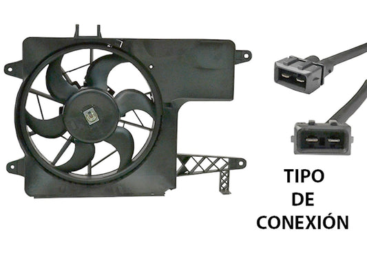 MOTOVENTILADOR POINTER 98-09 C/AIRE ACONDICION 2 PIN CN