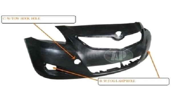 FASCIA DELANTERA YARIS 06-16 4P